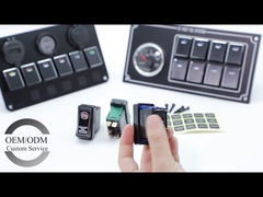 Dc 12v / 24v Automotive Rocker Switch Aluminium 5 pin