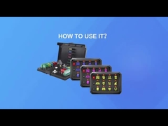 4 Gang Ford Schakelaar Paneel door de Circuit Control System Relay System & Wipe Lights Rocker Switch