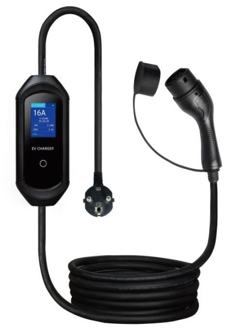 IP55 Type 2 Draagbare EV-opladers 3.5KW 7KW Voor thuis Lichte installatie