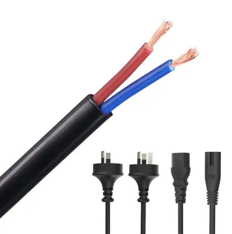 OEM Australische netsnoeren PVC geïsoleerde 0,75 mm SAA-verlengkabel