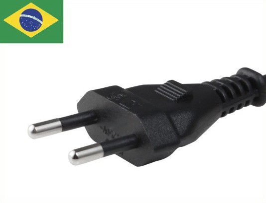 Aangepaste Brazilië-voedingskabel 1,5 m / 1,8 m / 2 m netsnoerkabel