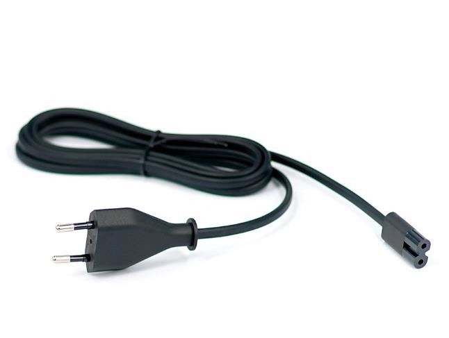 Zwart Amerika netsnoer 1,5 m 3-pins computerlaptop netsnoerkabel
