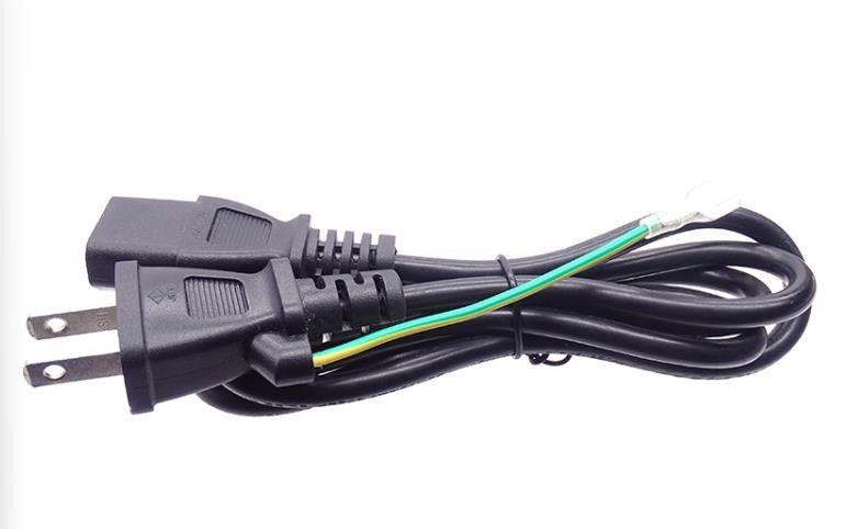 1,8 m internationale netsnoeren 125V 2-pins Japanse netsnoeren