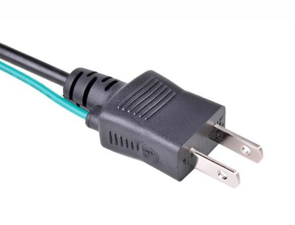 1,8 m internationale netsnoeren 125V 2-pins Japanse netsnoeren