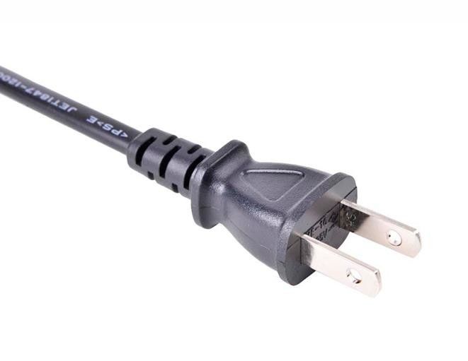 1,8 m internationale netsnoeren 125V 2-pins Japanse netsnoeren