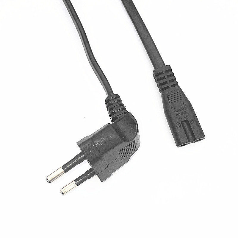 Zwart Amerika netsnoer 1,5 m 3-pins computerlaptop netsnoerkabel