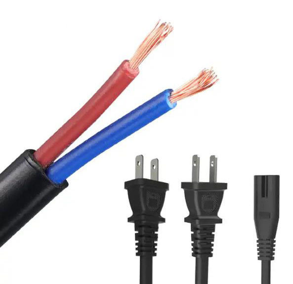 PVC NEMA Japan Netsnoer Type C13 18awg Verlengkabel