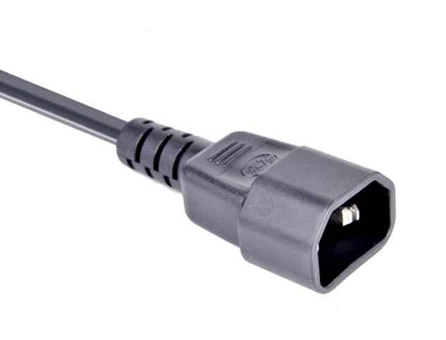 300V de Wisselstroomkoorden Drie Stop 3 de Machtskabel 18 AWG van Japan van de Kernenuitbreiding
