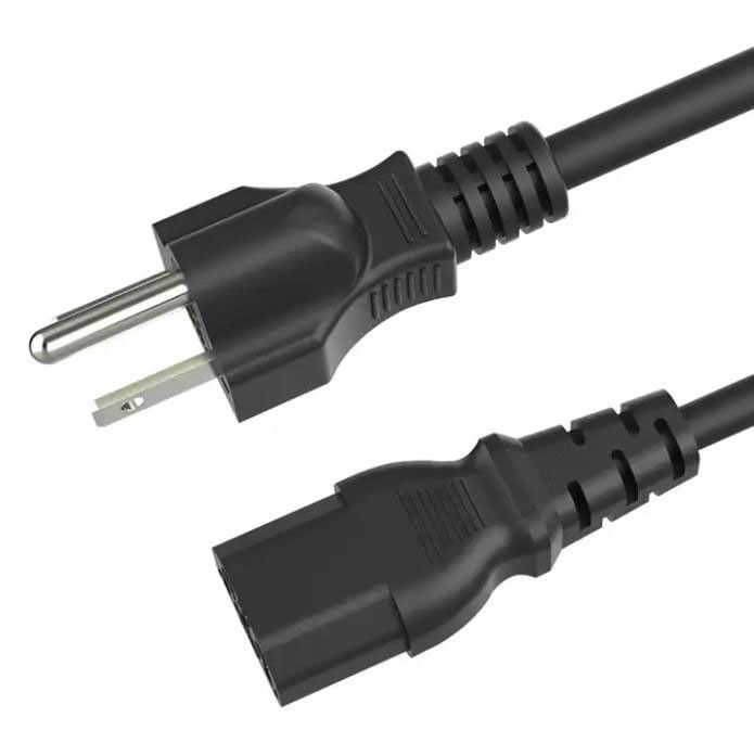 300V de Wisselstroomkoorden Drie Stop 3 de Machtskabel 18 AWG van Japan van de Kernenuitbreiding
