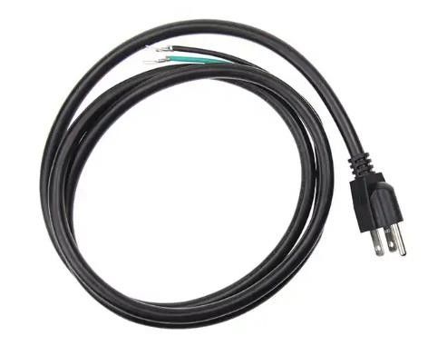De de Machtskoorden van CEI de V.S. maken 250V 3 Pin Computer Ac Power Cable waterdicht