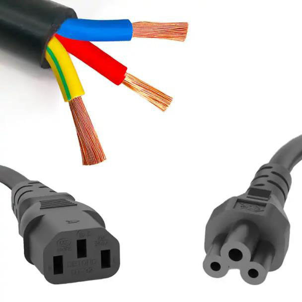 Sluit Europese netsnoeren aan. Lichtgewicht rechte IEC C13-netsnoeren van 250 V