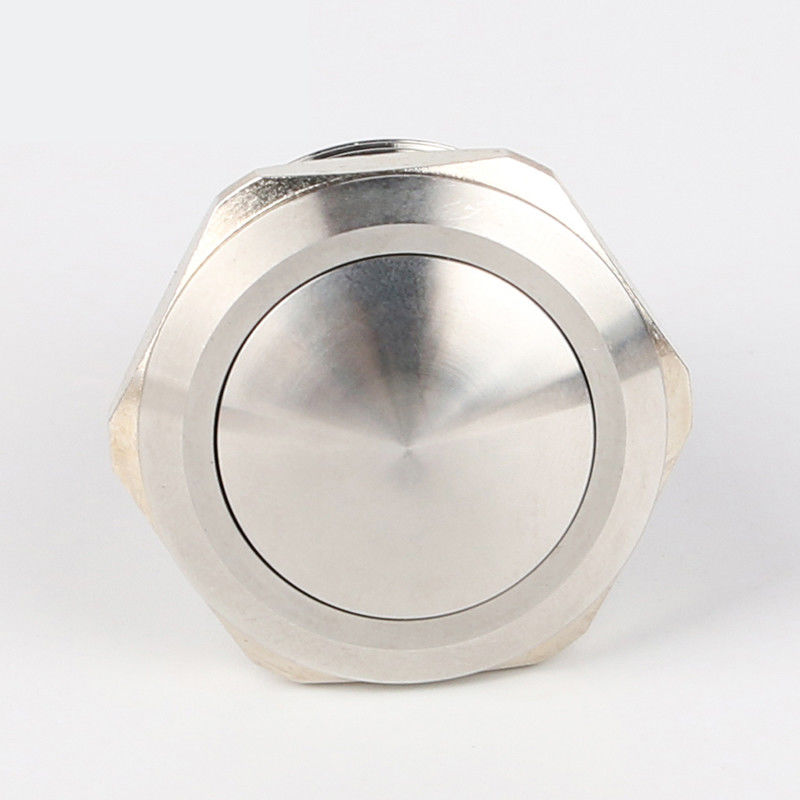 28 mm verlicht metalen drukknopschakelaars Ronde 500V ringtype LED