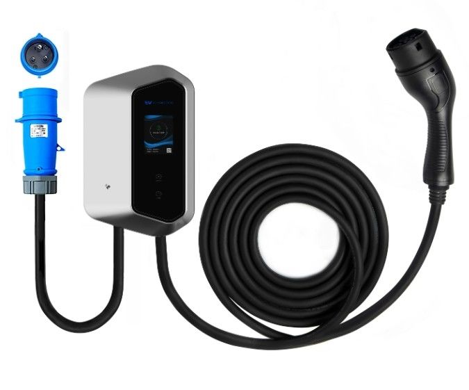 Type 2 AC 16A 32A snellaadstation voor elektrische auto's 250-480v