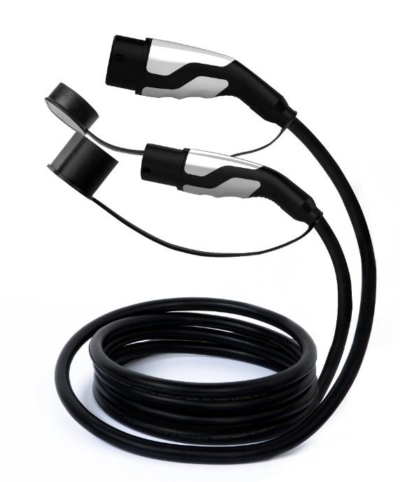 Iec 62196 10m Ev laadkabel 1 fase / 3 fase type 2 tot type 2
