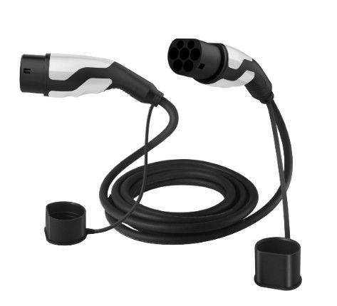 Iec 62196 10m Ev laadkabel 1 fase / 3 fase type 2 tot type 2