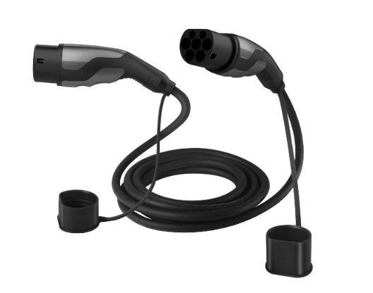 Iec 62196 10m Ev laadkabel 1 fase / 3 fase type 2 tot type 2