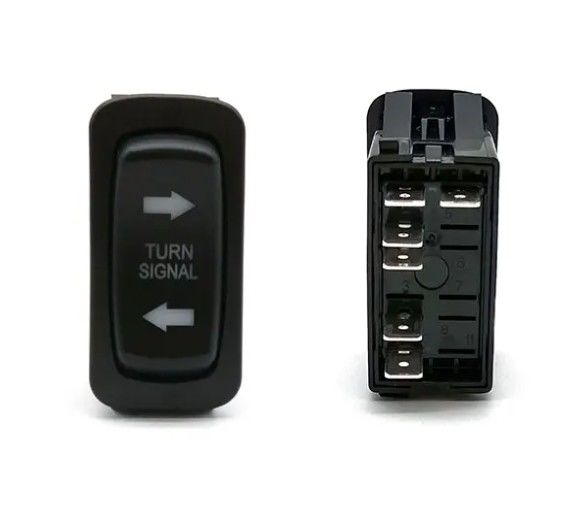 Carling Style Car Rocker Schakelaar 12v 20a 24v 10a Rood Cover Rood Led Light Dashboard Gevaar Noodwaarschuwing