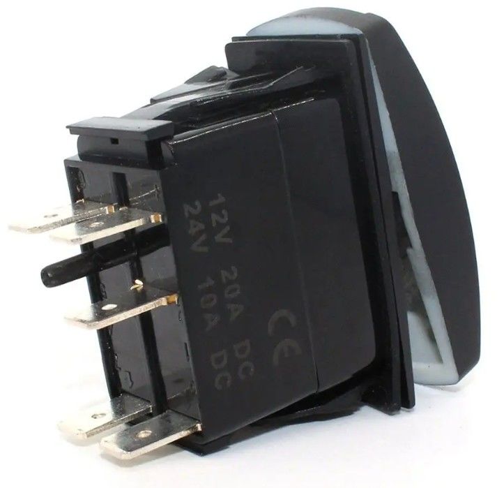 Dc 24v 10a 20a Safety Rocker Schakelaar Auto Boat Marine Schakelaar Print Laser 12v