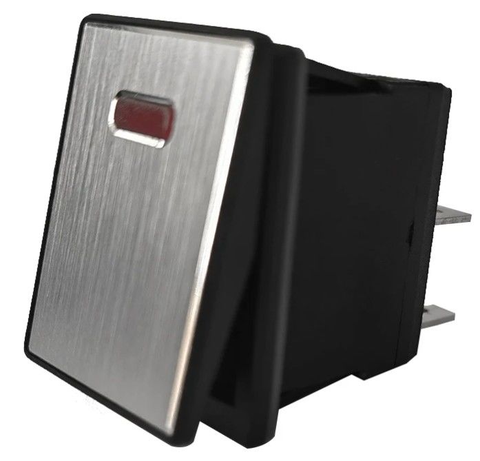 DC 12V 20A Push Button LED Metal Panel Aluminium 4PIN ON OFF Rocker Switch Voor auto boot RV