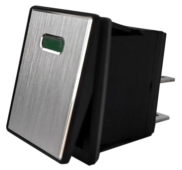 DC 12V 20A Push Button LED Metal Panel Aluminium 4PIN ON OFF Rocker Switch Voor auto boot RV