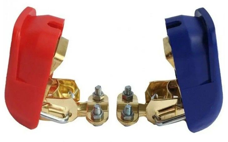 1 paar 12V auto snel loslaten batterij ontkoppelen terminals klemmen connectoren automotive inline veiligheidsbeveiliger