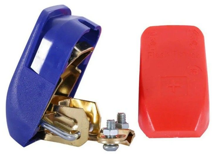 1 paar 12V auto snel loslaten batterij ontkoppelen terminals klemmen connectoren automotive inline veiligheidsbeveiliger