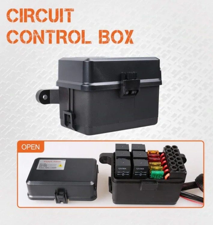 6 Gang 12V Led Switch Panel RGB Kit Automatisch Dimmable Universal Light Bar Controller Met APP