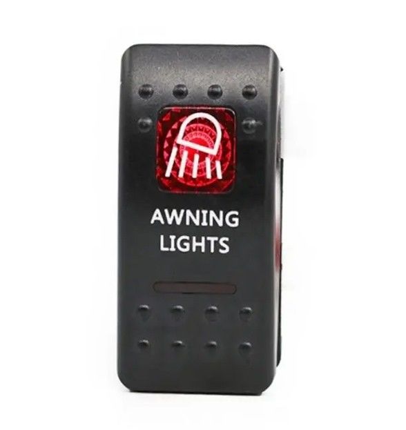 12V 24V Verlicht Blauw Led Licht Symbool Waterdicht Laser On/Off Boat Rocker Switch Voor Auto Boat Marine RV