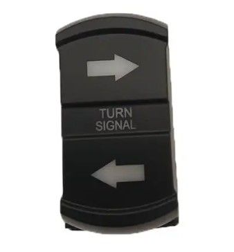 Nieuwe stijl Custom DIY Icon DC 12V 7Pin ON-OFF LED Blauw Licht Draai Signaal Rocker Schakelaar Voor Auto 4X4 Boat Trucks