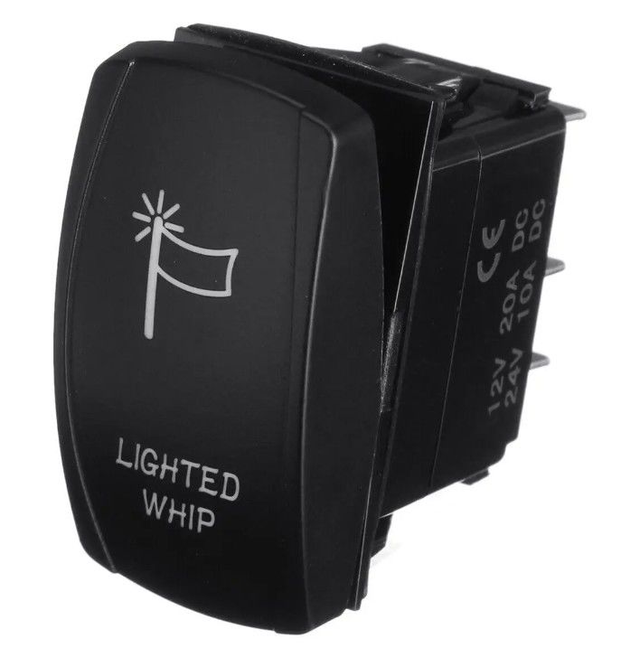 12V 24V OEM aangepast symbool Marine Led Waterproof 24 Volt Marine 4 Pin 5Pin Onoffon Rocker Switch