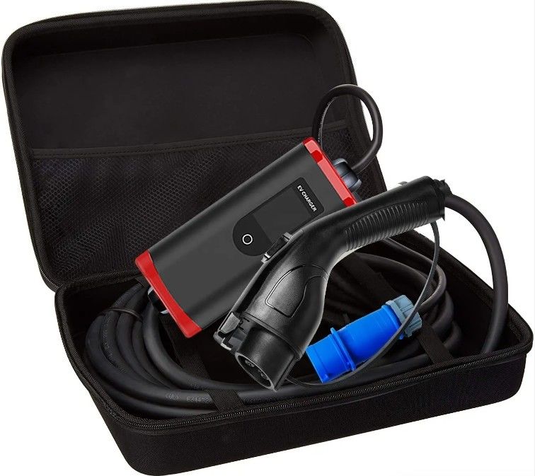 Gepersonaliseerde IP65 16A-40A Verstelbare SAE J1772 Type 1 Draagbare EV-auto-oplader Draagbare laadstation