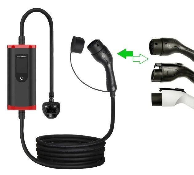 16A 32A 40A Elektrische voertuigen Charger 3.5kw 7kw 9kw EV Home Charger Draagbaar