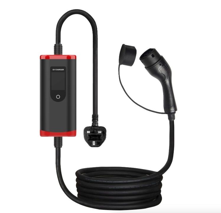 Elektrische auto 32A 7Kw TYPE 2 Ev oplaadstation Draagbare EV-oplader met schermverstelbaar