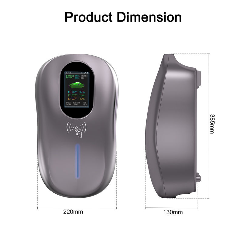 J1772 Wall EV Chargers 11kW Wallbox Elektroauto Charger Type 1