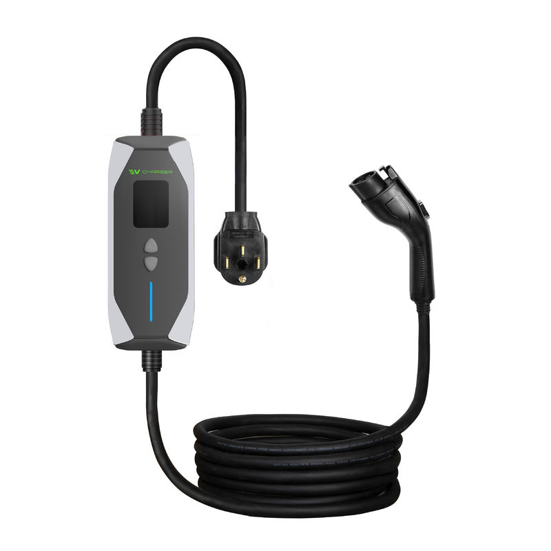 7KW draagbare nood-EV-oplader 0,96 inch Type 2 nieuwe energie-EV-oplader