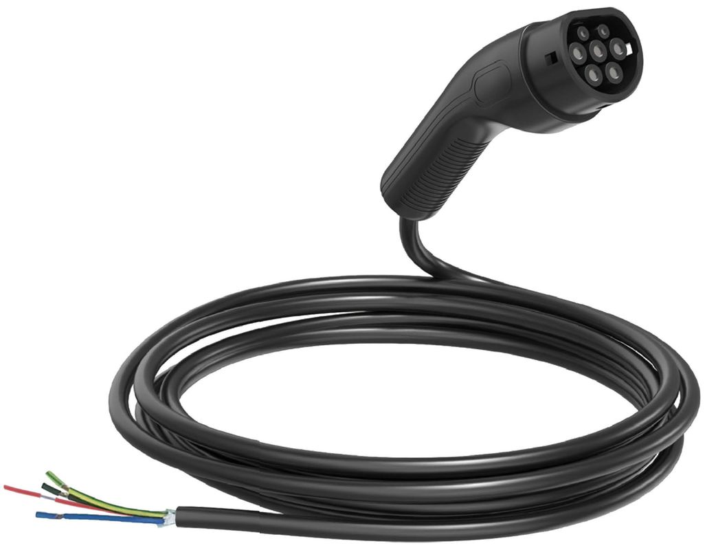 Type 2 elektrische auto-oplader snoer verlengkabel 16A / 32A enkele fase
