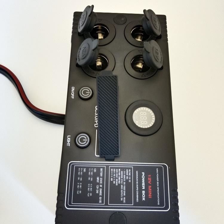 Draagbare USB QC3.0 PD Switch Control DC DC Charger Mini Power Box Met Control Box