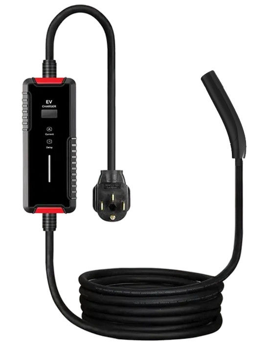 Smart Portable Tesla NACS EV Chargers 240V AC 16A/32A/40A SAE J3400 Huishoudelijk elektrisch autolader