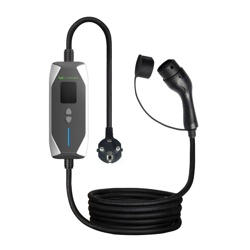 OEM ODM GBT 32A 7KW drinkbare elektrische auto snellader buitenlader 1 fase drinkbare EV-lader met 5M-kabel