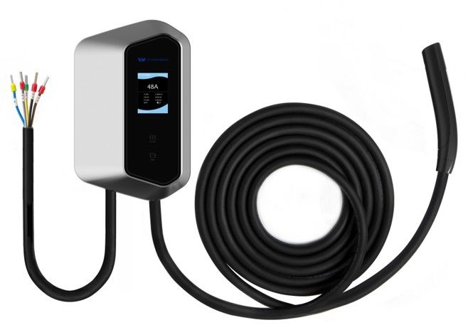 SAE J3400 Plug-open NACS-kabel 9kw 11kw SAE J1772 Type 1 EV-oplaadstation EV-wandoplader