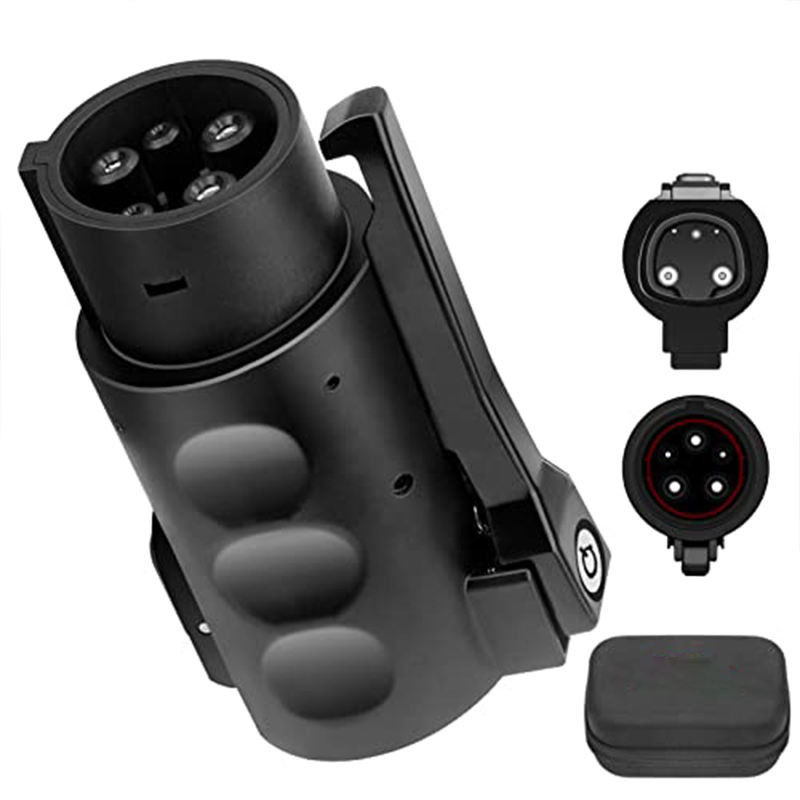 80A 240v Ac Tesla Charger Connector Ev Adapter Charger Tesla naar J1772 Adapter Voor Tesla