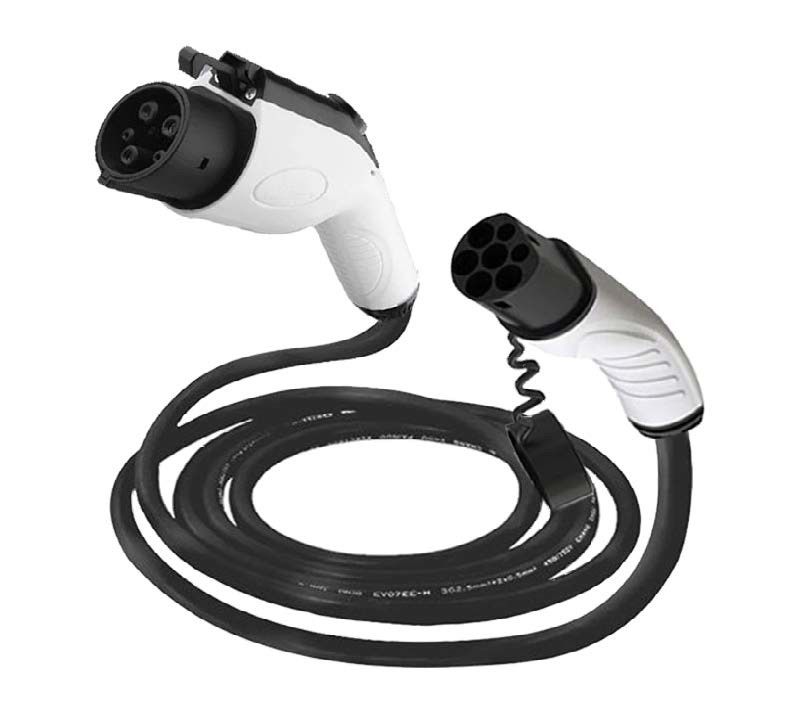 11kw elektrische auto EV-oplader verlengsnoer draagbaar 16A 3 fase