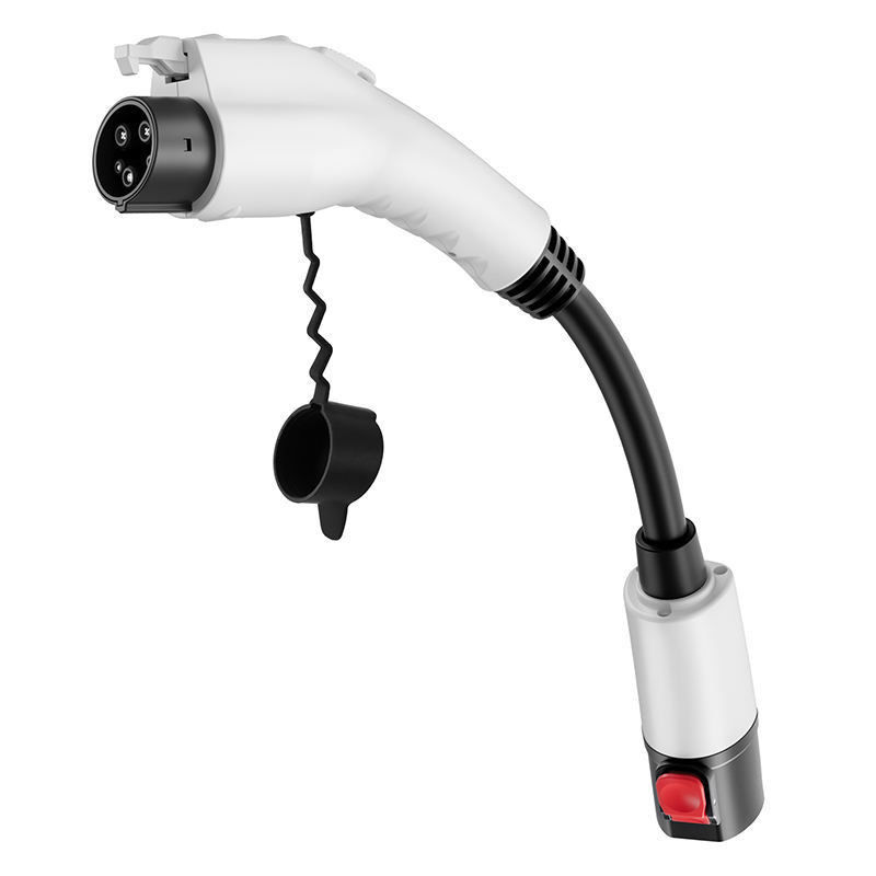 Draagbare veiligheid 60A 250V Tesla tot Type1 EV-opladeradapter met kabel voor elektrische auto-oplader
