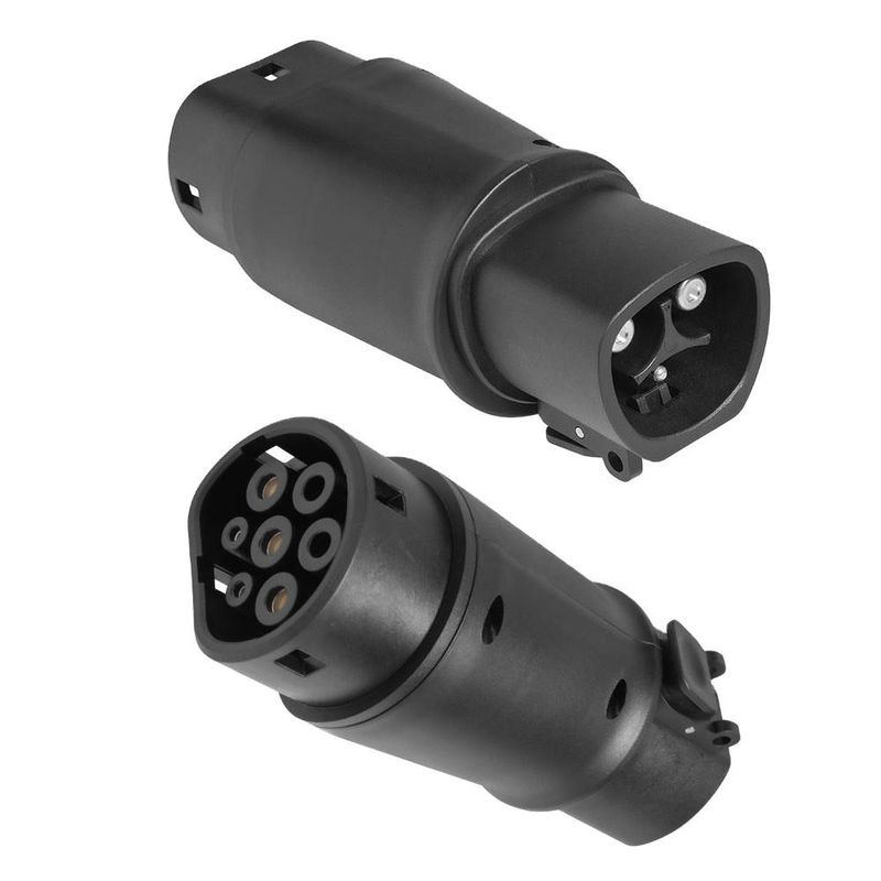 Tesla tot Type2 Charger Adapter 60A max Connector 14kw Ev Plug Snel opladen