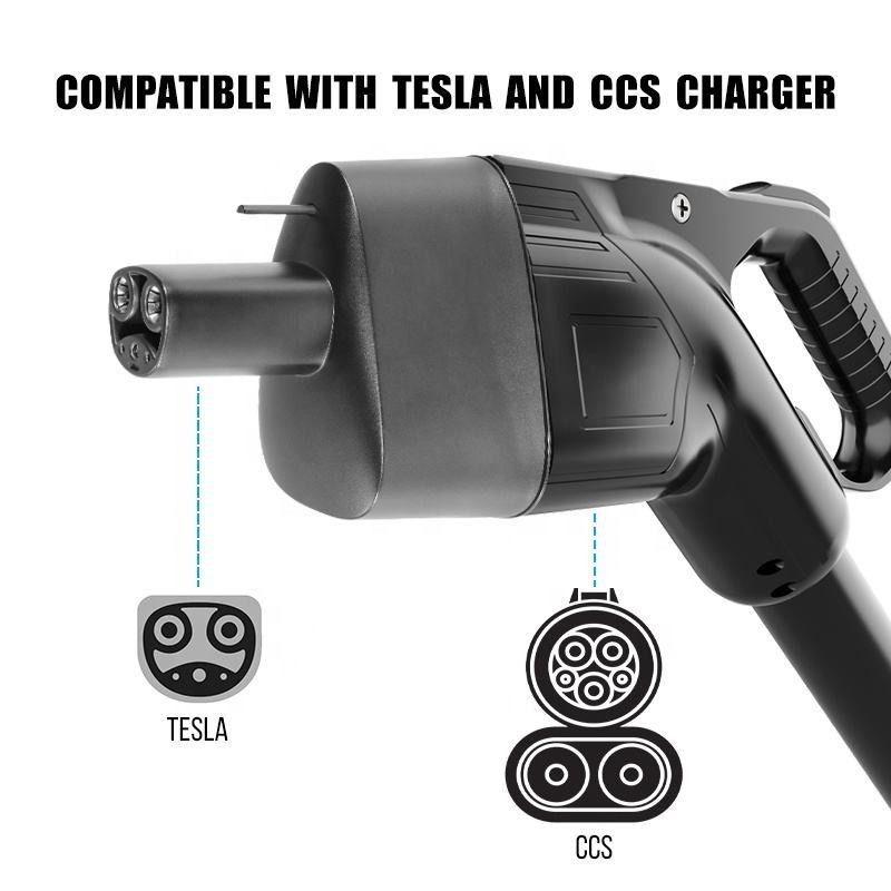 DC Connector CCS1 naar Tesla EV opladen Fast 250KW Voor Tesla oplaadadapter
