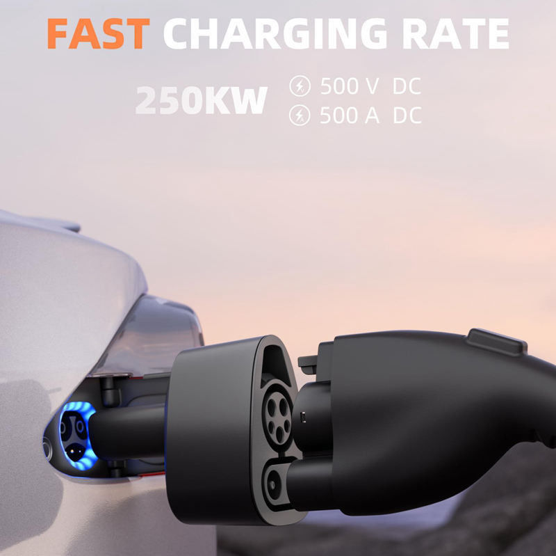 DC Fast Charging J1772 CCS1 naar Tesla EV Charging Adapter voor Tesla Model S/X/3/Y