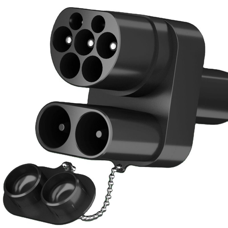 Europa CCS2 naar Tesla elektrische auto opladen CCS2 DC adapter Voor TESLA AC+DC