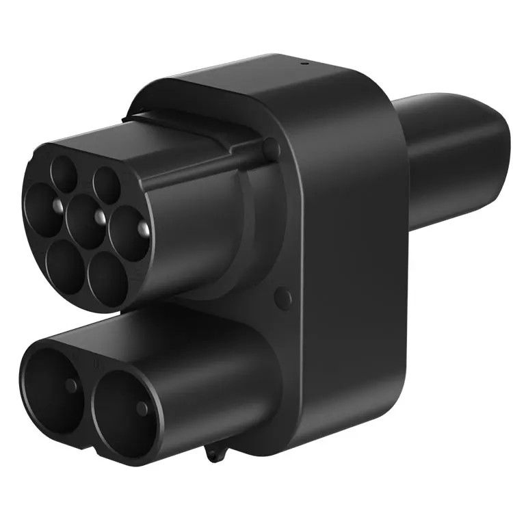 Europa CCS2 naar Tesla elektrische auto opladen CCS2 DC adapter Voor TESLA AC+DC