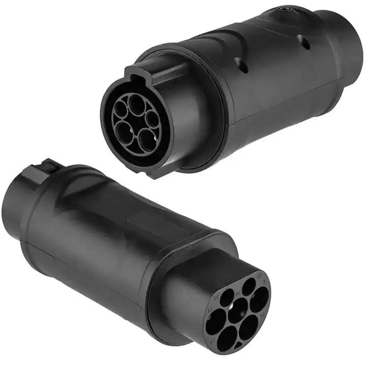 Ev-adapter laadstapel elektrisch voertuig J1772 32a type 1 Ev-oplader J1772 naar GB/T-adapter