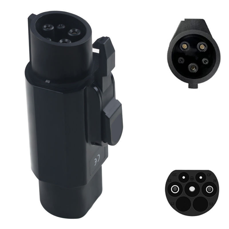 Type 2 tot J1772 EV-oplaadadapter Type 1 tot en met Type 2 elektrische voertuigoplaadcontactor